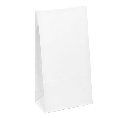 Recycled Biodegradable Kraft Paper Packing Bags OEM Printing For Retail Grocery
