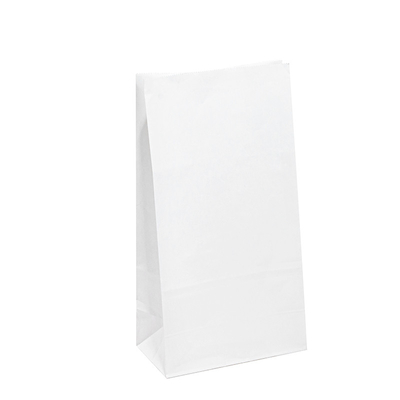 Recycled Biodegradable Kraft Paper Packing Bags OEM Printing For Retail Grocery