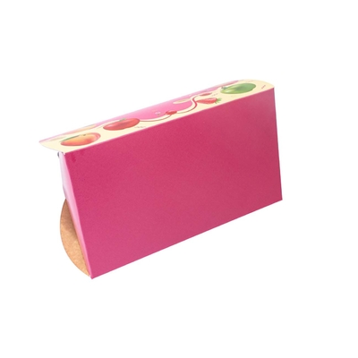Oilproof Paper Take Away Boxes , Waterproof Apple Gift Box Packaging