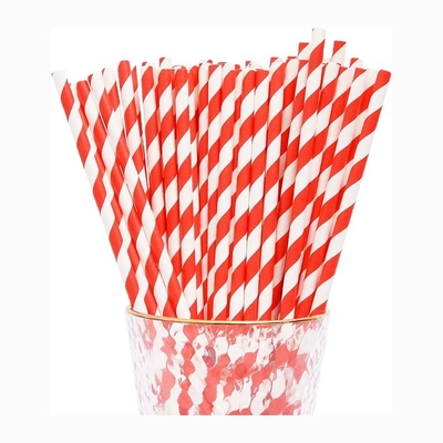 Recyclable Paper Drinking Straws For Party Birthday Wedding