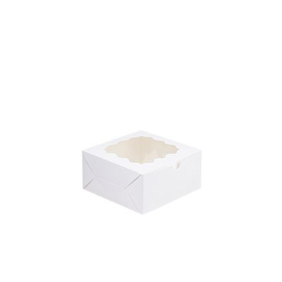 OEM ODM Food Container Paper Box Disposable For Donut Cupcake Cake
