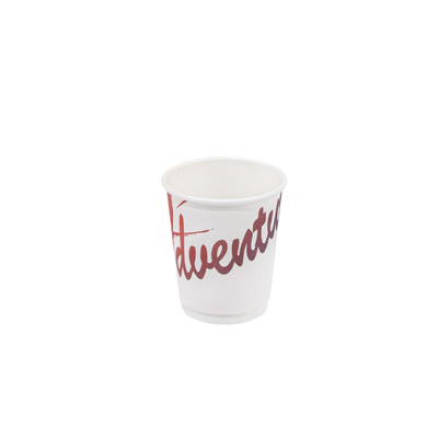 6oz 8oz 9oz Kraft Paper Coffee Cup , Biodegradable Paper Takeaway Coffee Cups