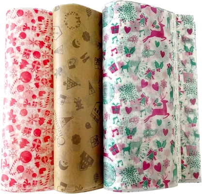 Non Smell Butter Wax Paper , Recyclable Eco Friendly Wax Wrap For Food